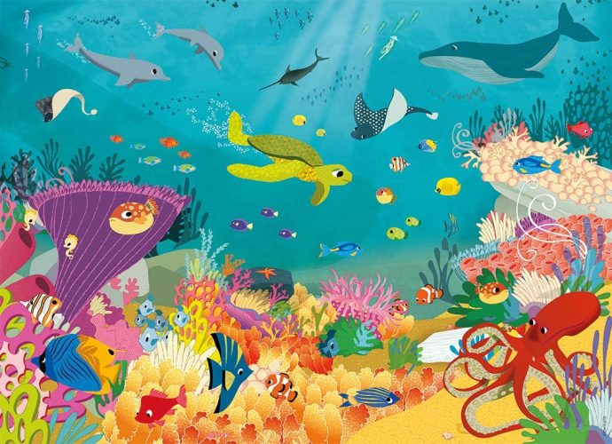 Puzzle Pièces XXL - Animaux Marins Nathan