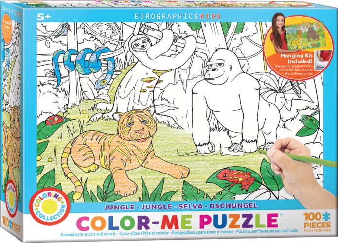 Puzzle Color Me - Jungle Eurographics