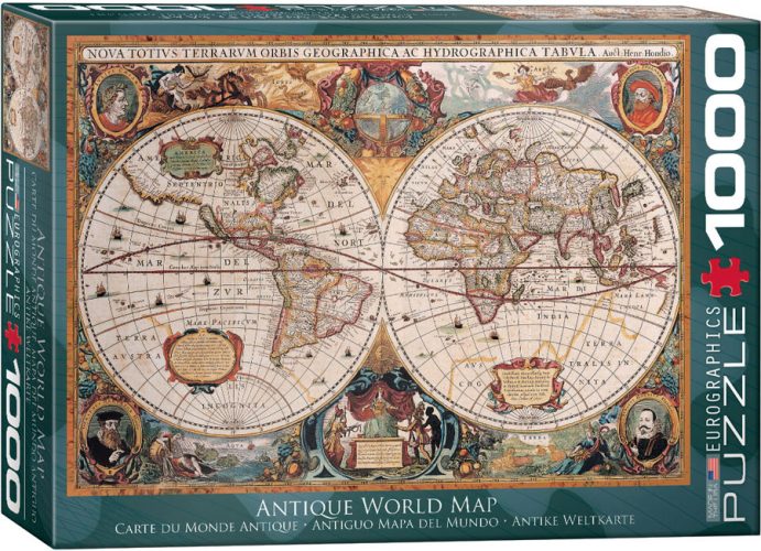 Puzzle Carte du Monde Antique Eurographics