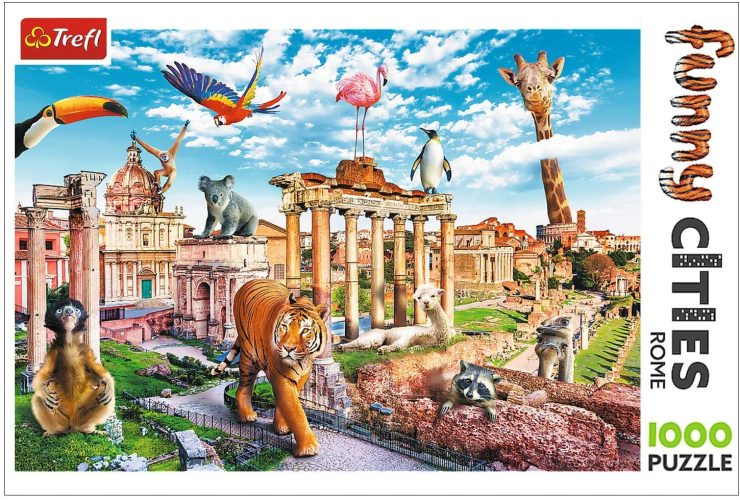 Puzzle Funny Cities - Rome Trefl