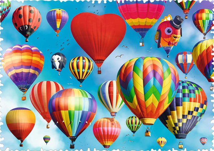 Puzzle Crazy Shapes - Colorful Balloons Trefl