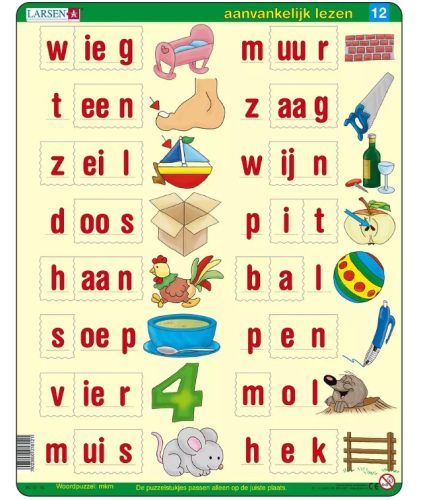 Puzzle Cadre - Apprendre à lire le Néerlandais 2 Larsen