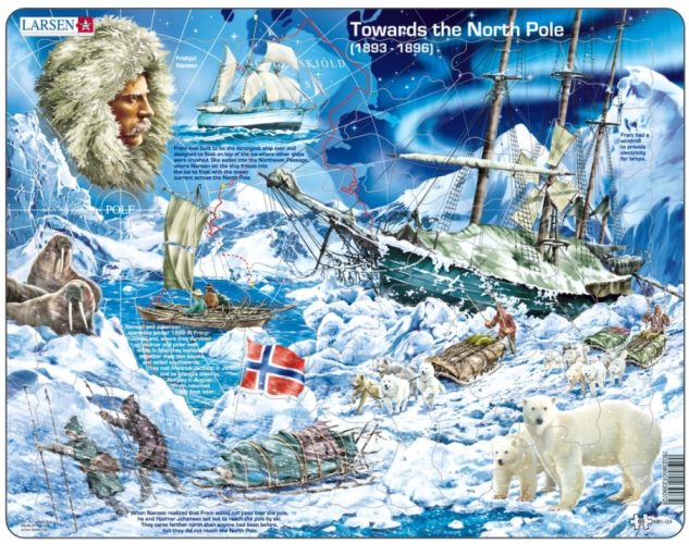 Puzzle Cadre - Towards the North Pole (en Anglais) Larsen
