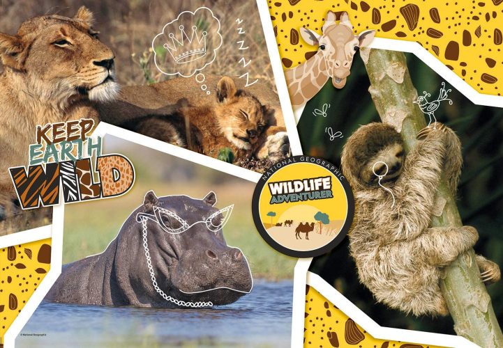 National Geo - Wildlife Adventure-Supercolor Puzzle Clementoni