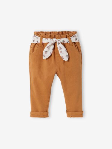 pantalon-avec-ceinture-en-tissu-bebe