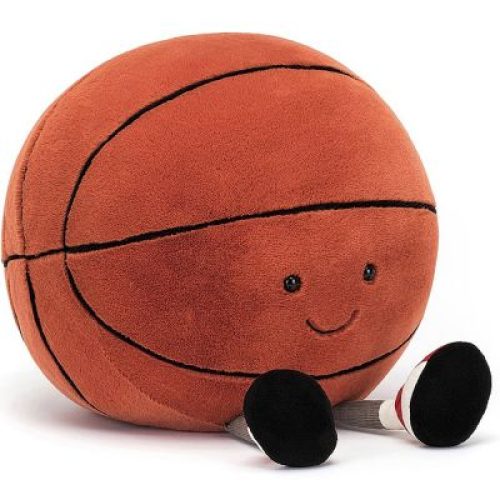 Peluche ballon de basketball (25 cm)
