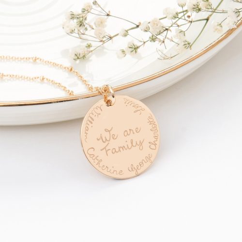 Collier We Are Family personnalisé