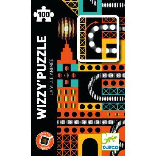 Puzzle kinopt'ik Wizzy La ville animée (100 pièces)