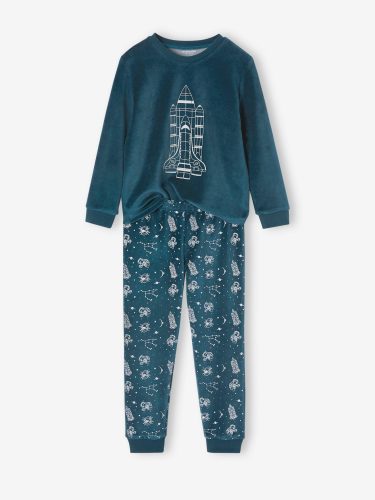 pyjama-velours-avec-fusee-phosphorescente-garcon