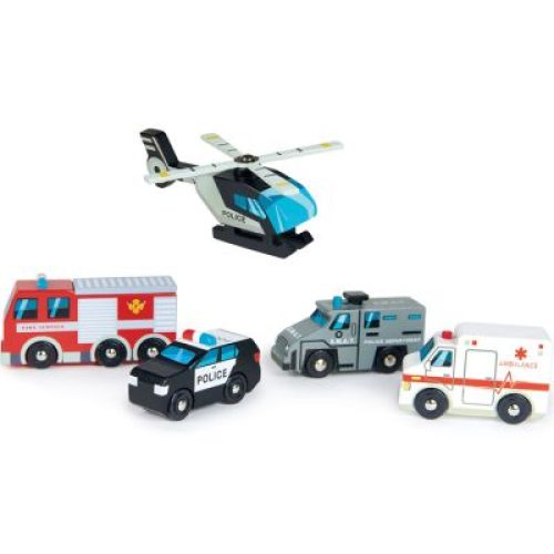 Set de 5 véhicules d'urgences