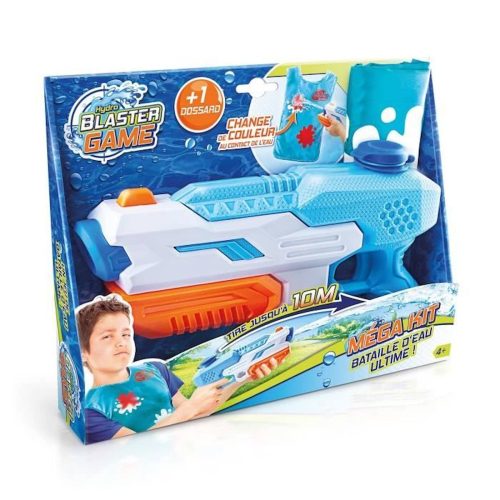 super-blaster-game-compact-kit-1-pistolet-a-eau-et-1-dossard-jeux-de-bataille-deau-canal-toys-a-partir-de-4-ans