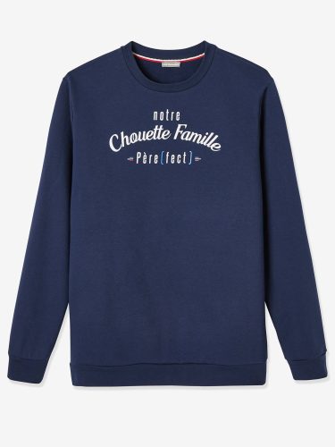 sweat-homme-notre-chouette-famille-collection-capsule-vertbaudetfabrication-francaise