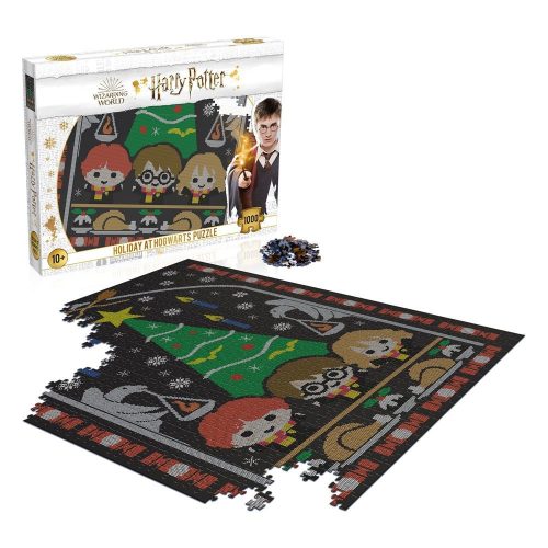 Winning Moves Harry Potter Puzzle Christmas Jumper 1 - Holiday at Hog